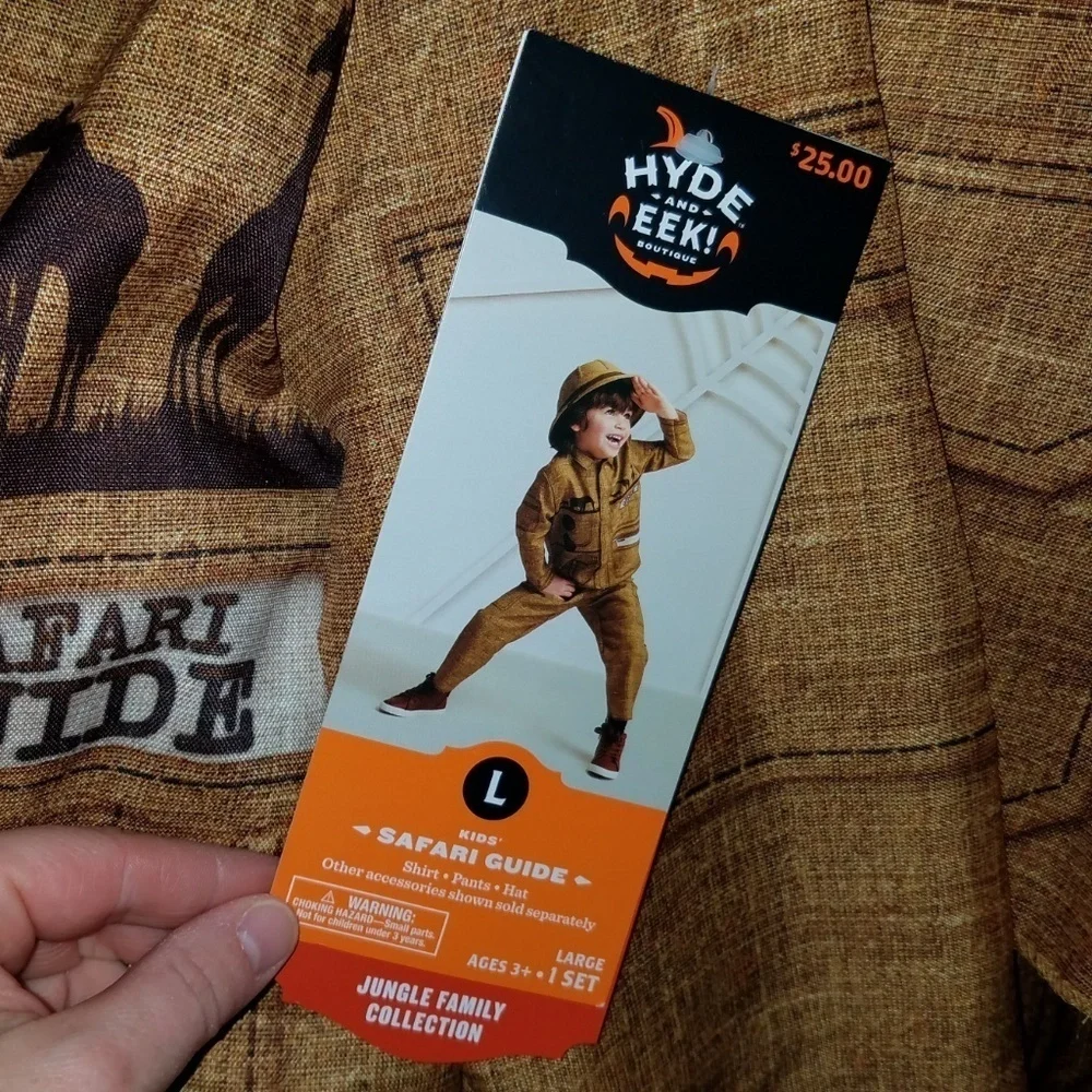 NEW Safari Guide Halloween Costume LARGE